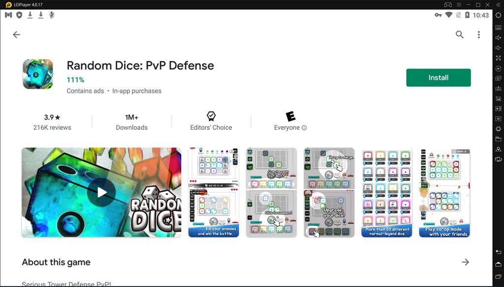 Download Random Dice PVP Defense
