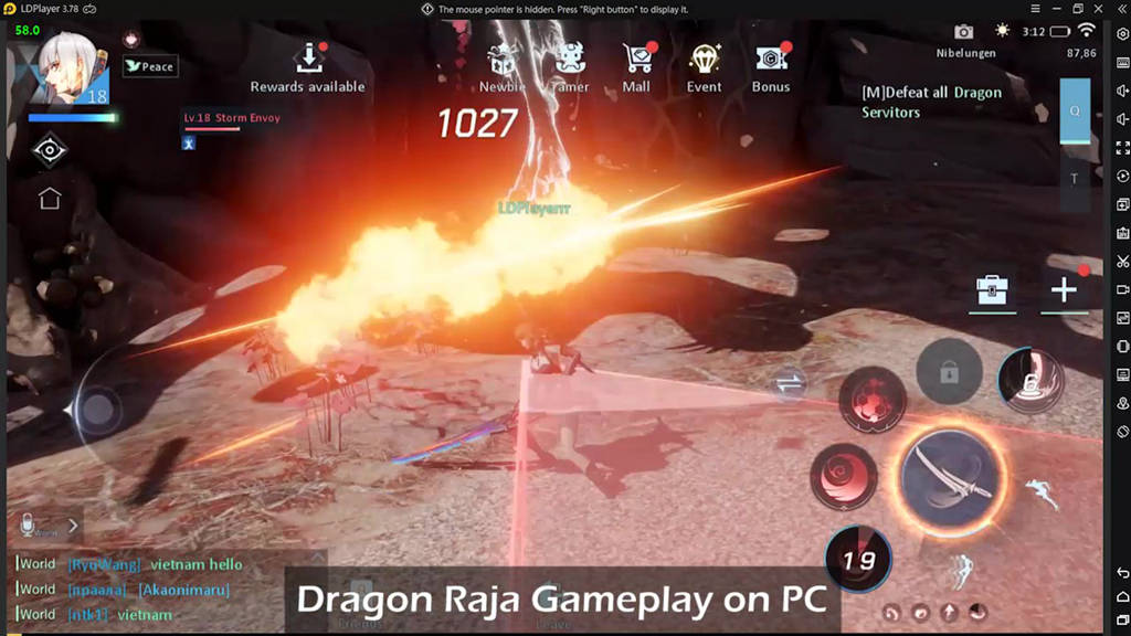 Dragon Raja PC 60 FPS LDPlayer