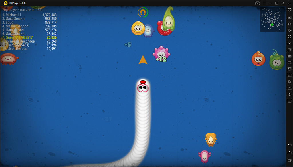 Download Snake Slither Games: Worm Zone android on PC