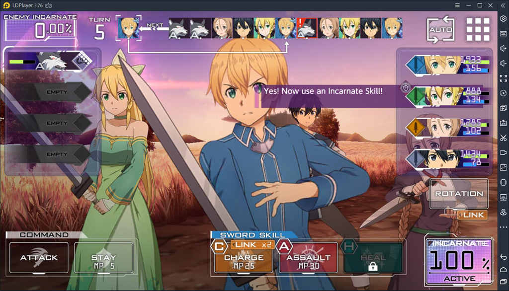 Sword Art Online Alicization Rising Steel para Android - Download