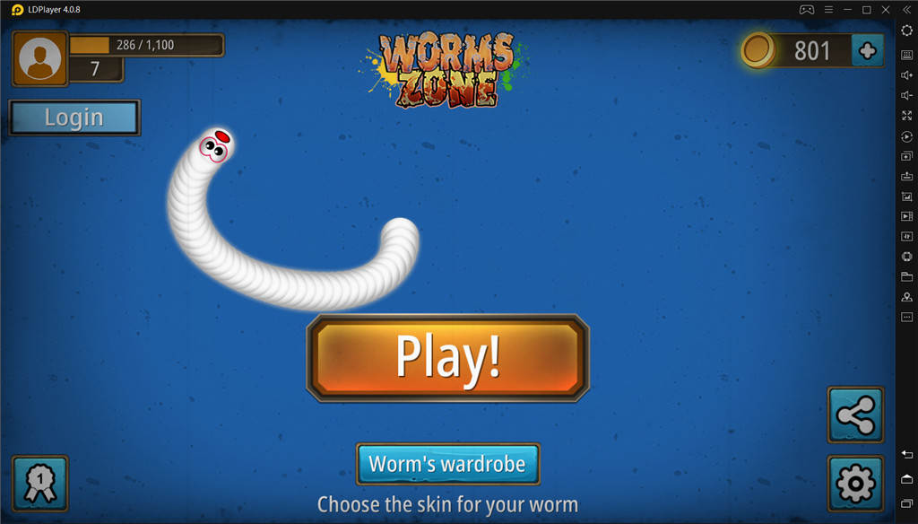 games worms zone
