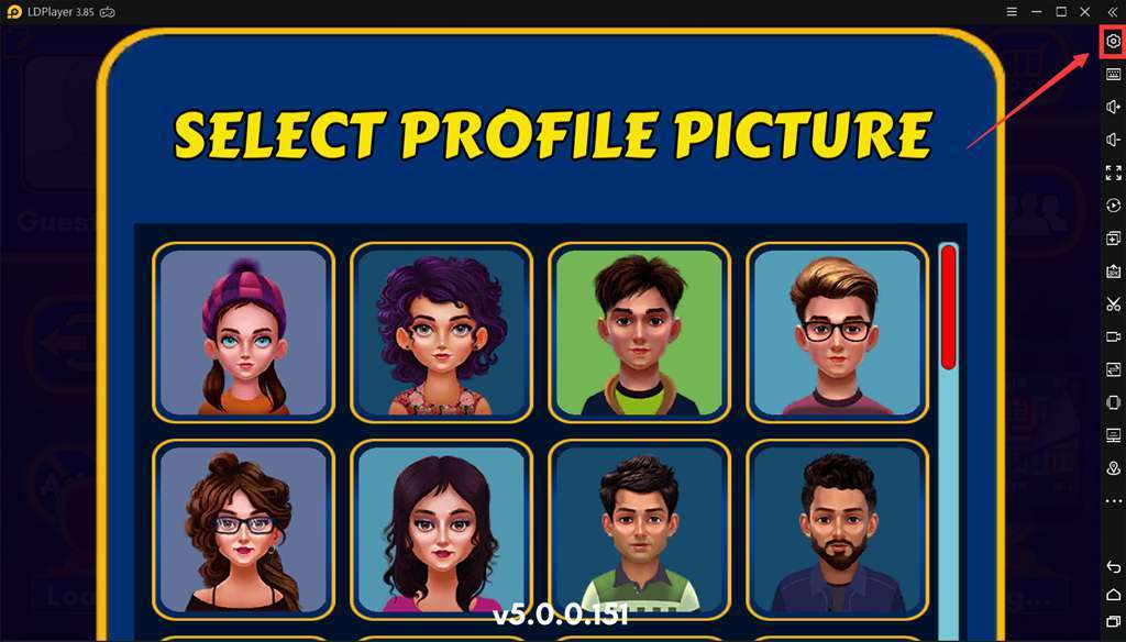 Setting Button Ludo King