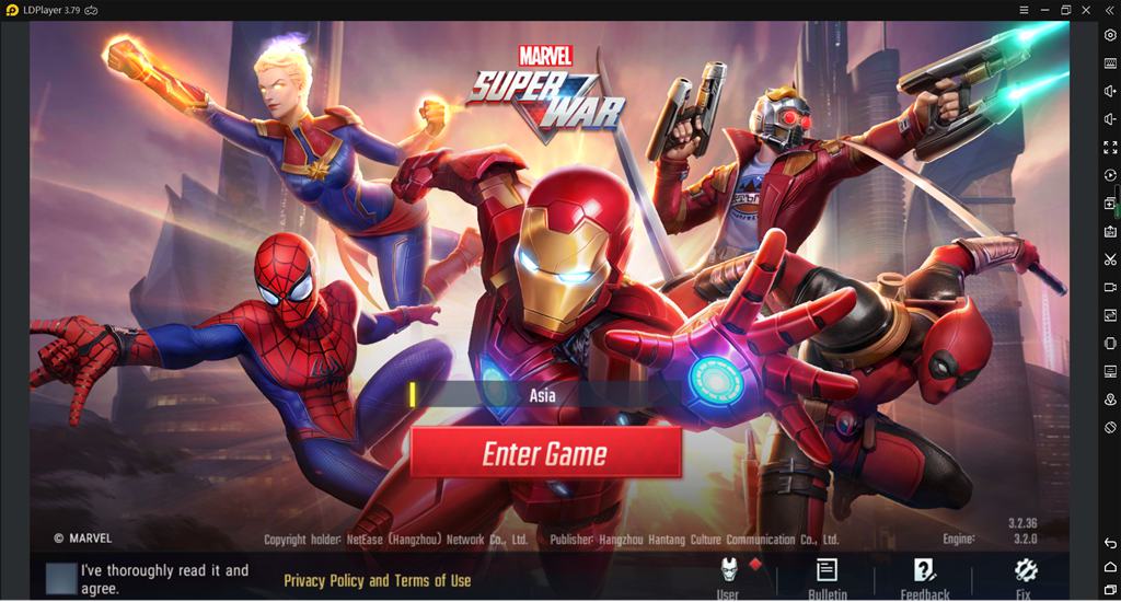 Play Marvel Super War on PC