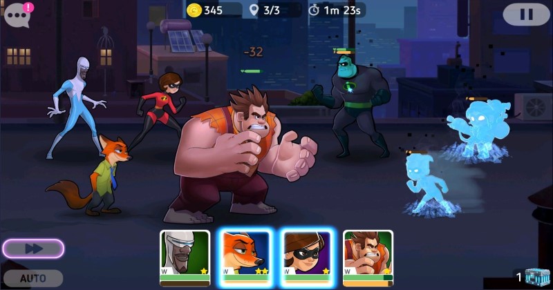 Disney Heroes Battle Mode Fight