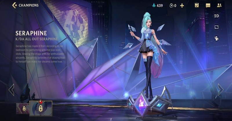KDA All Out Seraphine Skin