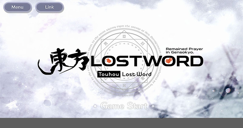 Touhou Lost Word Global Release English Gameplay is Now open to Preregister