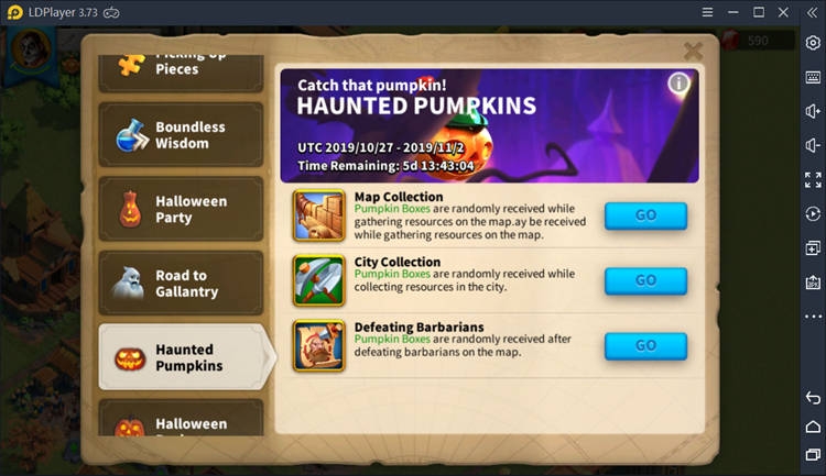 Haunted Pumpkins on Rise of Kingdoms