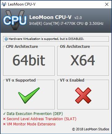 How to enable VT (Virtualization Technology)