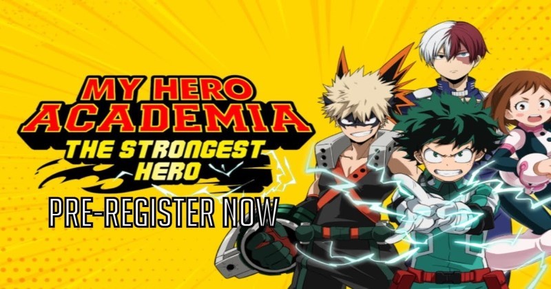 My Hero Academia Pre register