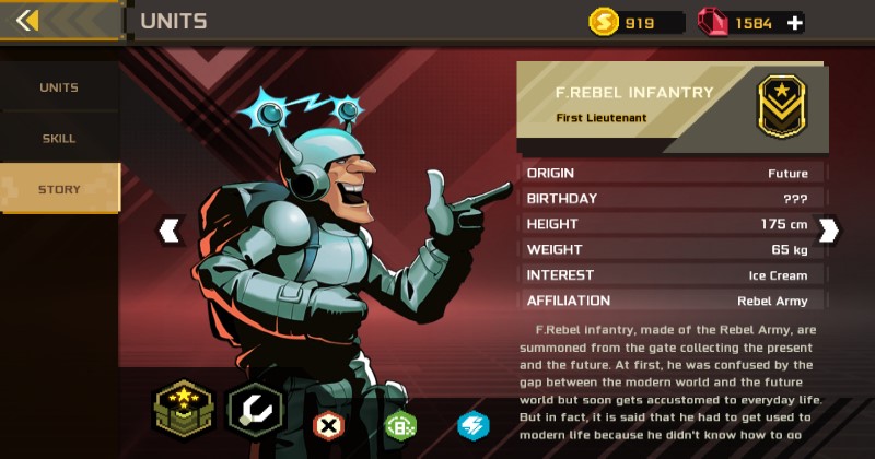 Metal Slug Commander Best Starter Commanders - Future Rebel Infantry