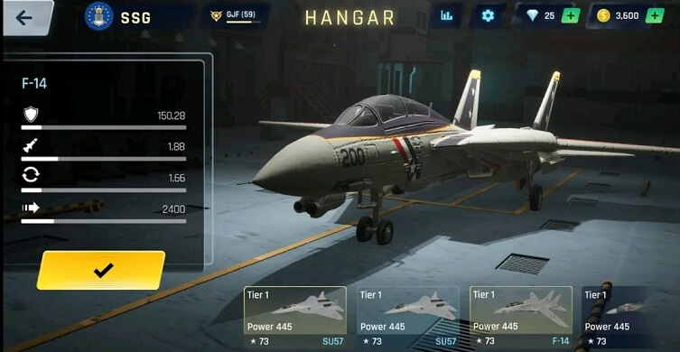 Sky Warriors: Airplane Combat Items Upgrade