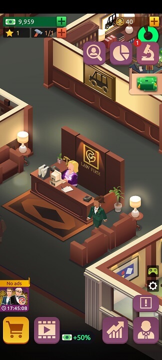 Law Empire Tycoon Hiring a Receptionist