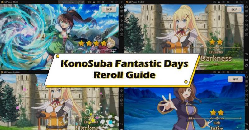 KonoSuba: Fantastic Days tier list and KonoSuba: Fantastic Days reroll guide