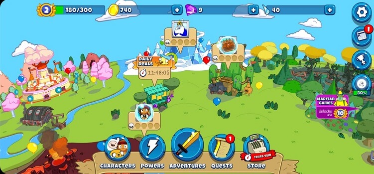 Bloons Adventure Time TD Graphics