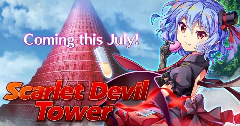Touhou LostWord 2021.06.18 Updates and New Content Scarlet Devil Tower Guide