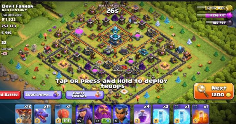 Clash Of Clans - Best Attack Strategies For Town Hall 12 & Above