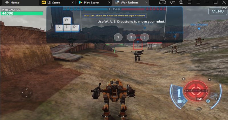 ldplayer war robots