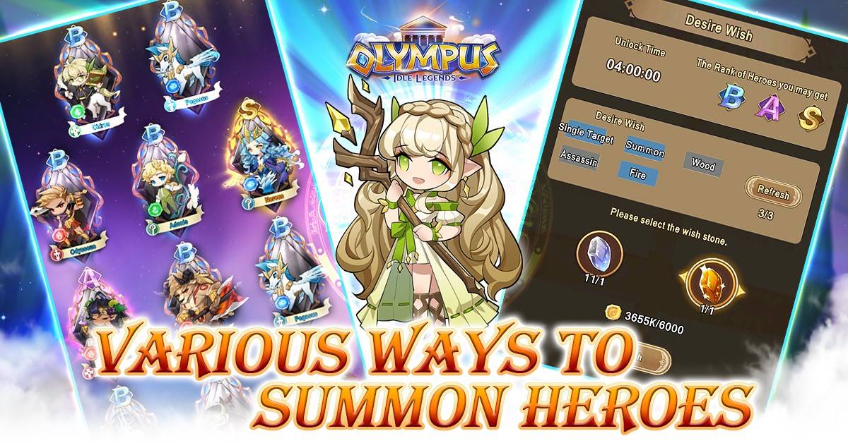 Pre-Register For Olympus: Idle Legends – New idle game upcoming on August 25th!