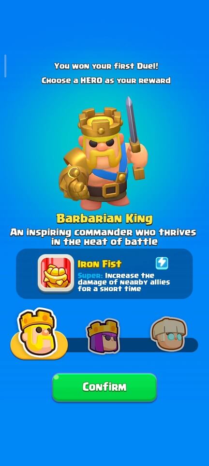 Barbarian King, Clash Mini Wiki