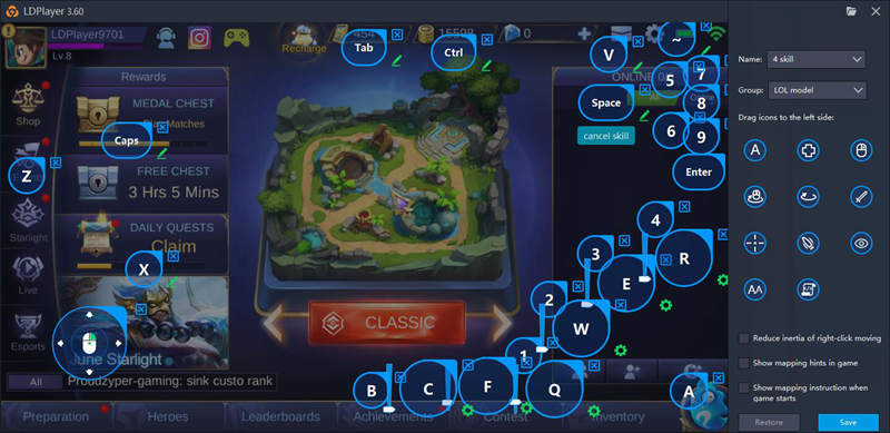 Keyboard Mapping Guide for Mobile Legends: Bang Bang