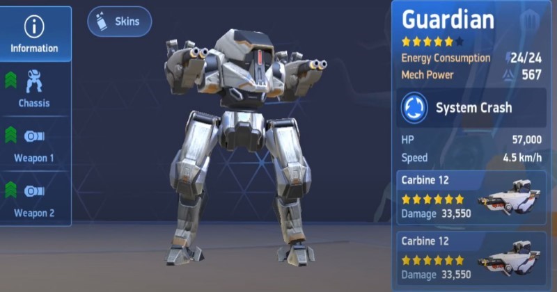 Mech Arena Robot Showdown – Guardian Complete Load Out Guide-Game ...