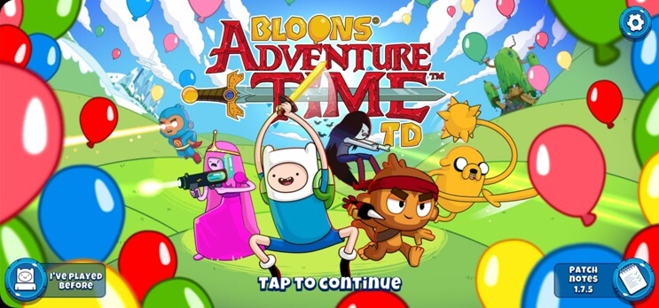 Bloons Adventure Time TD Mobile Game