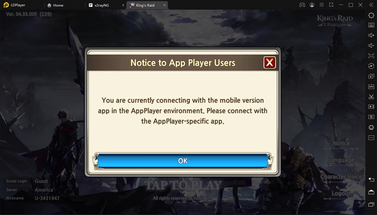 How to install the APK (x86) of KING`s RAID for LDPlayer