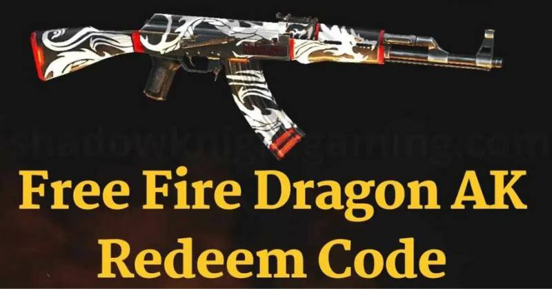 Free Fire Upgrade for Dragon AK Skin! Redeem Codes May 2021