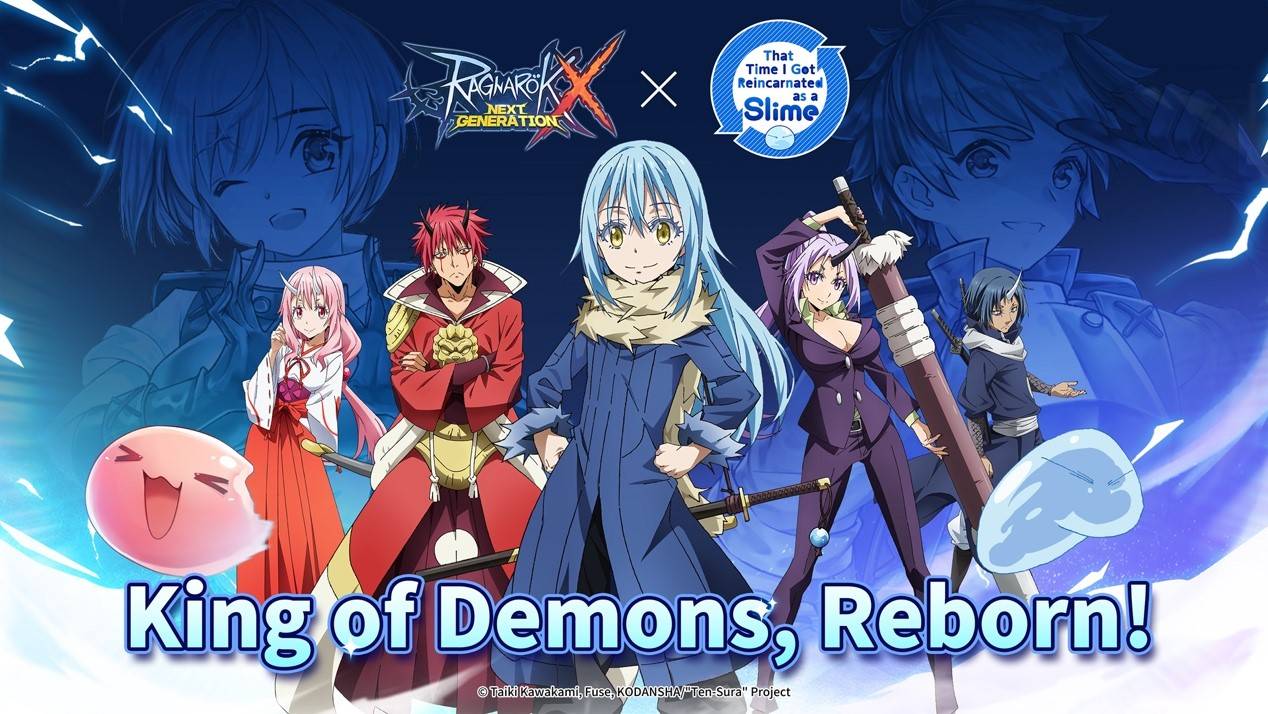 Ragnarok X: Next Generations Collaboration with Hit Anime “That Time I Got Reincarnated as a Slime” is Now Live!