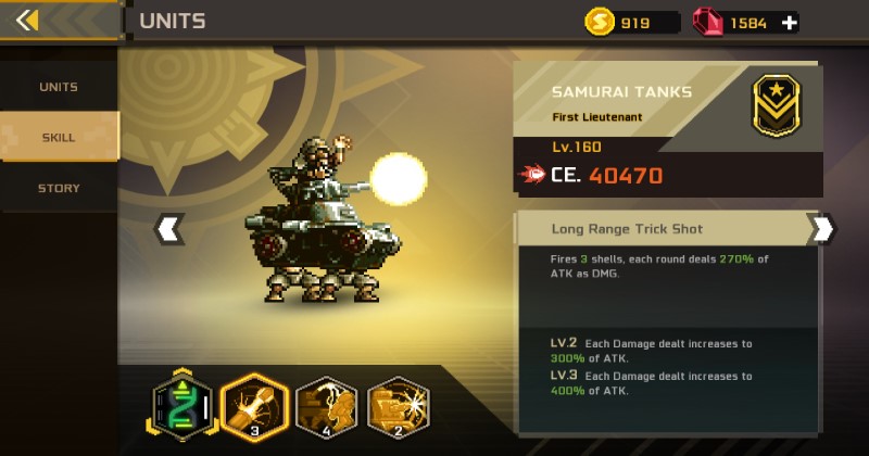 Metal Slug Commander Best Starter Commanders - Samurai Tanks