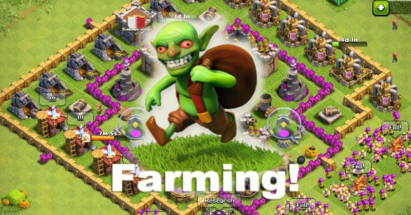 Best farming Strategies for Clash of Clans