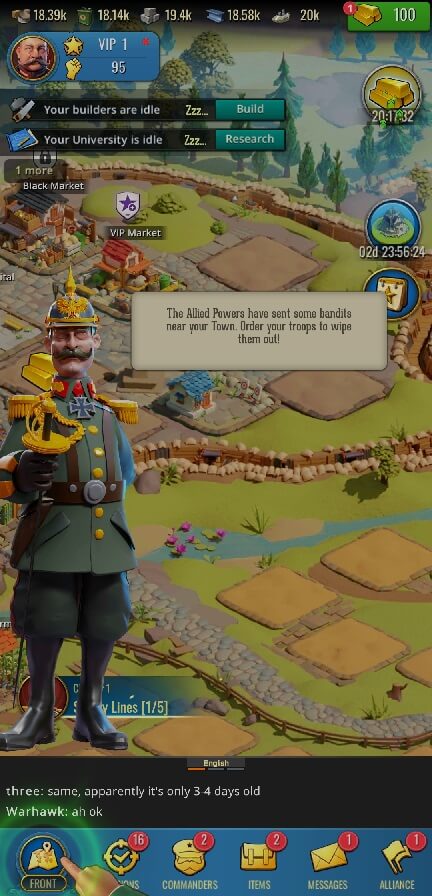 The Great War Rivals Mobile Game