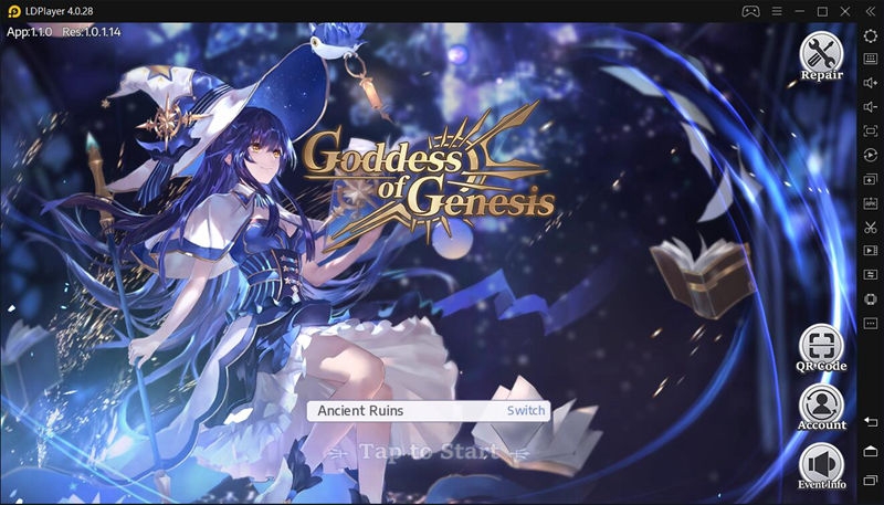Play Goddess of Genesis on PC with Free Emulator