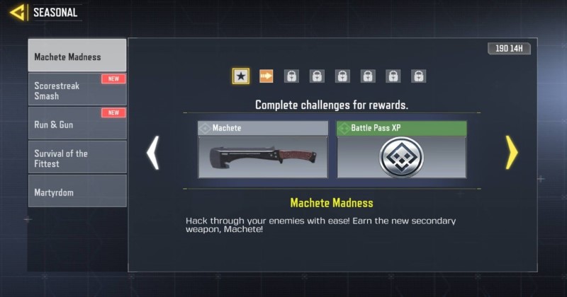 Call of Duty Mobile Machete Madness Challenge