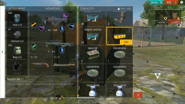 Free Fire MAX Initial Loot