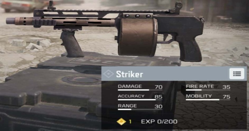 Striker-attachments-COD-Mobile