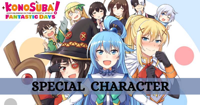 Characters appearing in KonoSuba – God's blessing on this wonderful world!  Anime