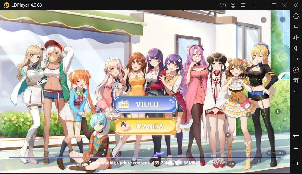 Play Girl Cafe Gun on PC with LDPlayer