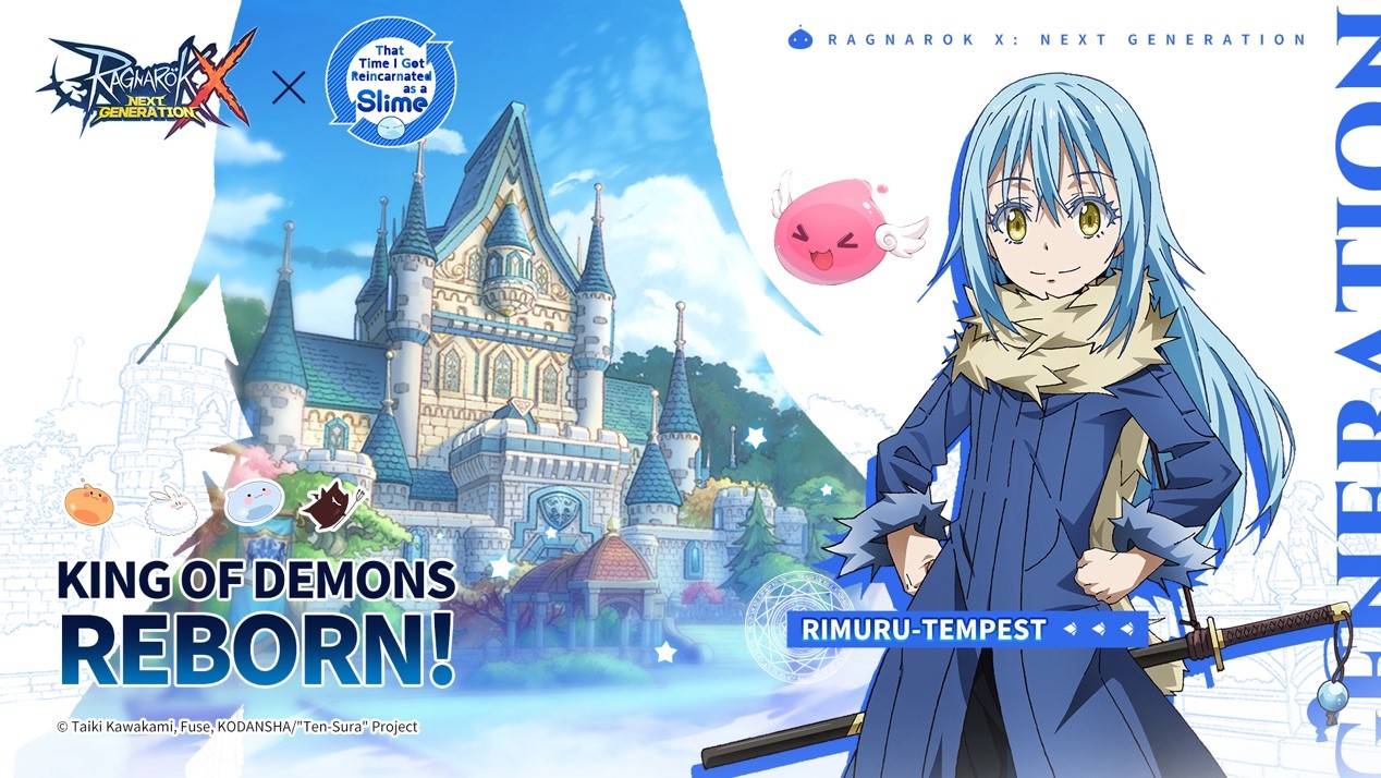 Ragnarok X: Next Generations Collaboration with Hit Anime “That Time I Got Reincarnated as a Slime” is Now Live!