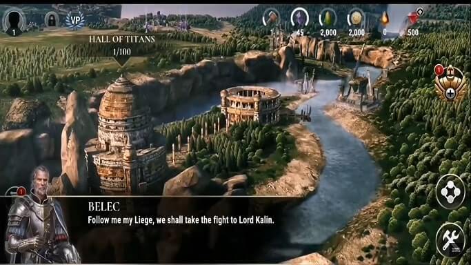 Dawn of Titans: War Strategy RPG Graphics