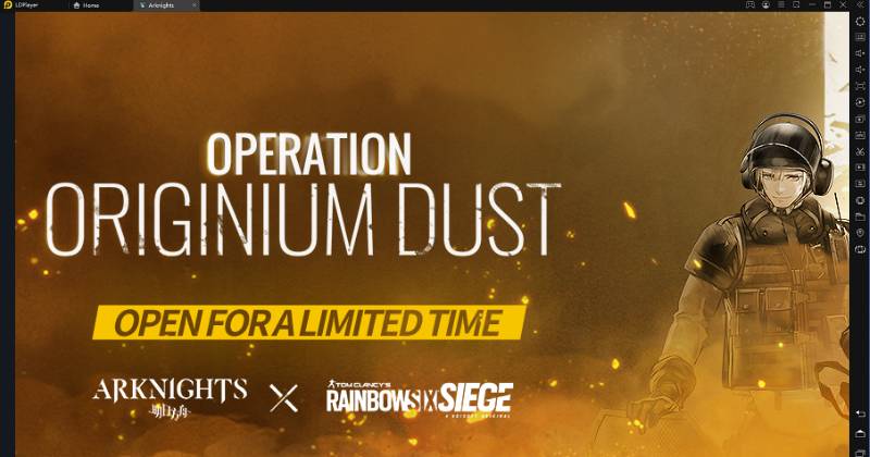Arknights Operation Originium Dust Collaboration on Rainbow Six Siege