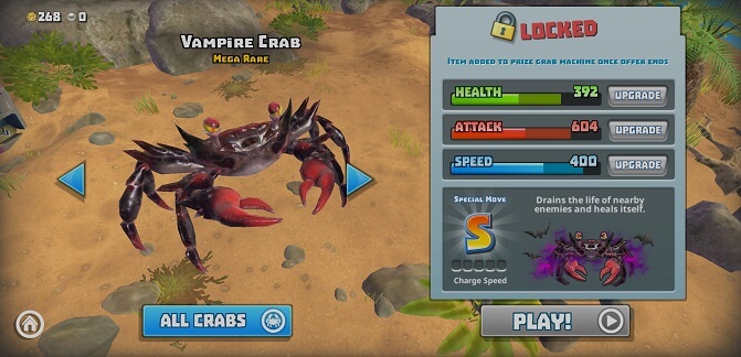 King of Crabs Mega Rare Crabs