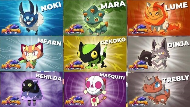 nexomon extinction types