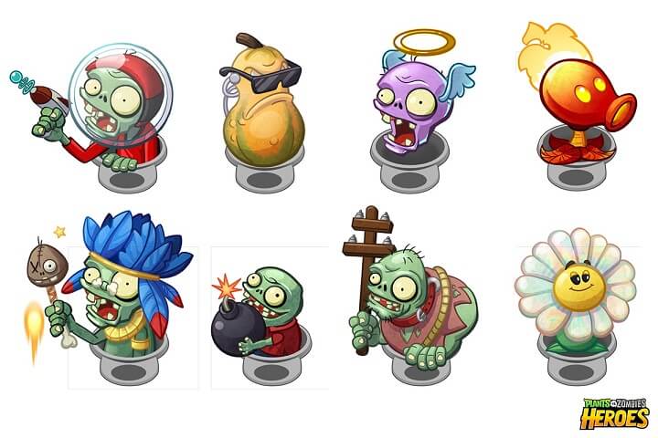 Plants vs. Zombies: Heroes collectible card game launched