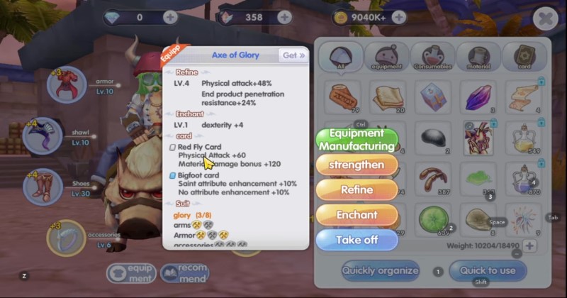 Upgrade Equipment Info - Ragnarok Mobile (English Guide)