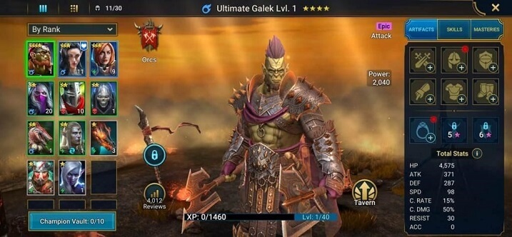 Galek – Orcs Order Champion Raid Shadow Legends