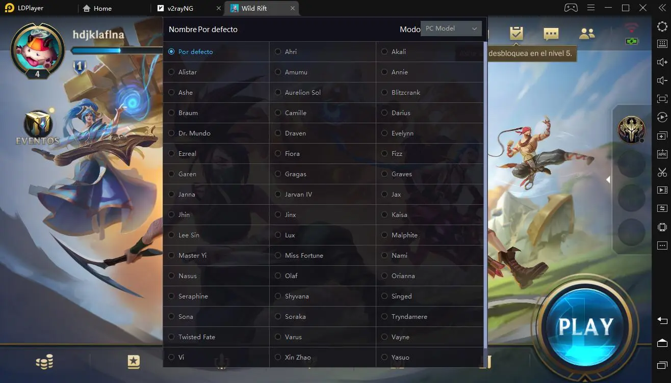 ¿Cómo usar la asignación exclusiva de teclas en League of Legends: Wild Rift en LDPlayer?