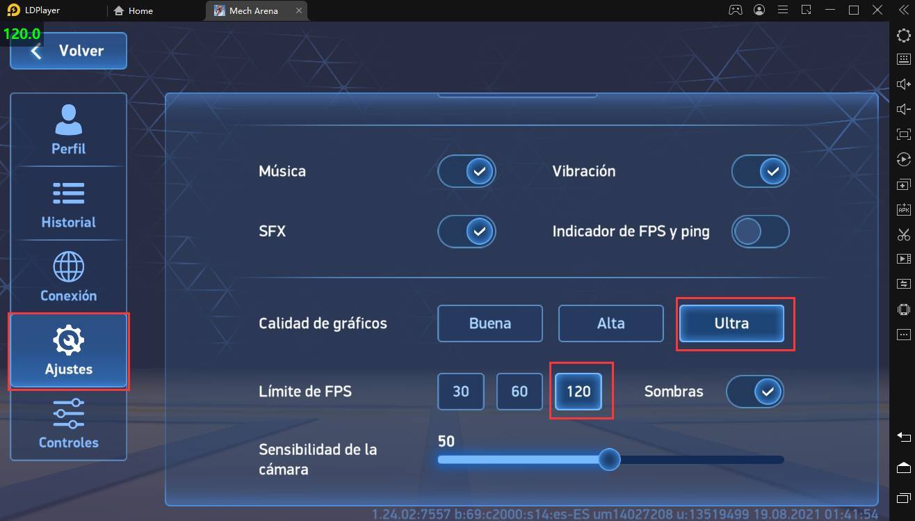 ¿Cómo jugar Mech Arena: Robot Showdown a 120 FPS en emulador?