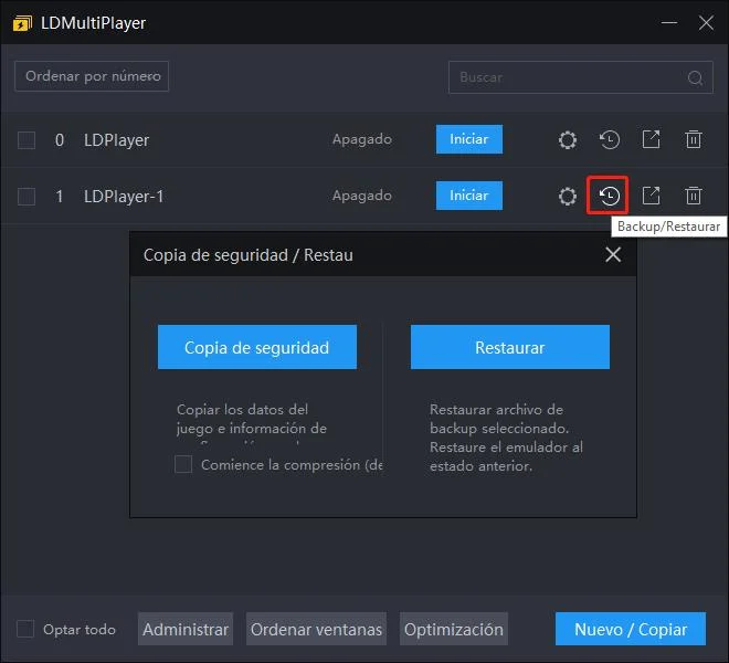 ¿Cómo puedo ejecutar instancias múltiples en LDPlayer?