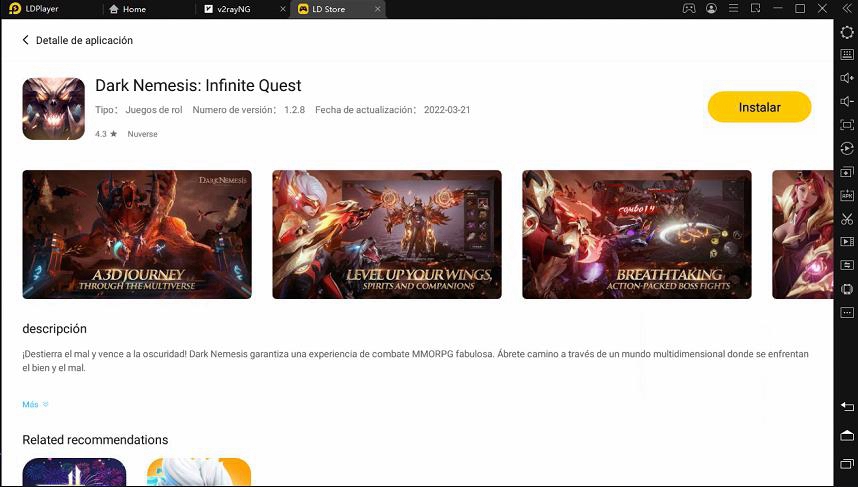 4 pasos para descargar y jugar Dark Nemesis: Infinite Quest en Windows 